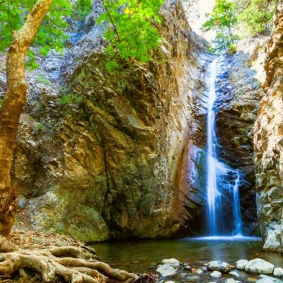 Millomeri waterfall in Pano Platres