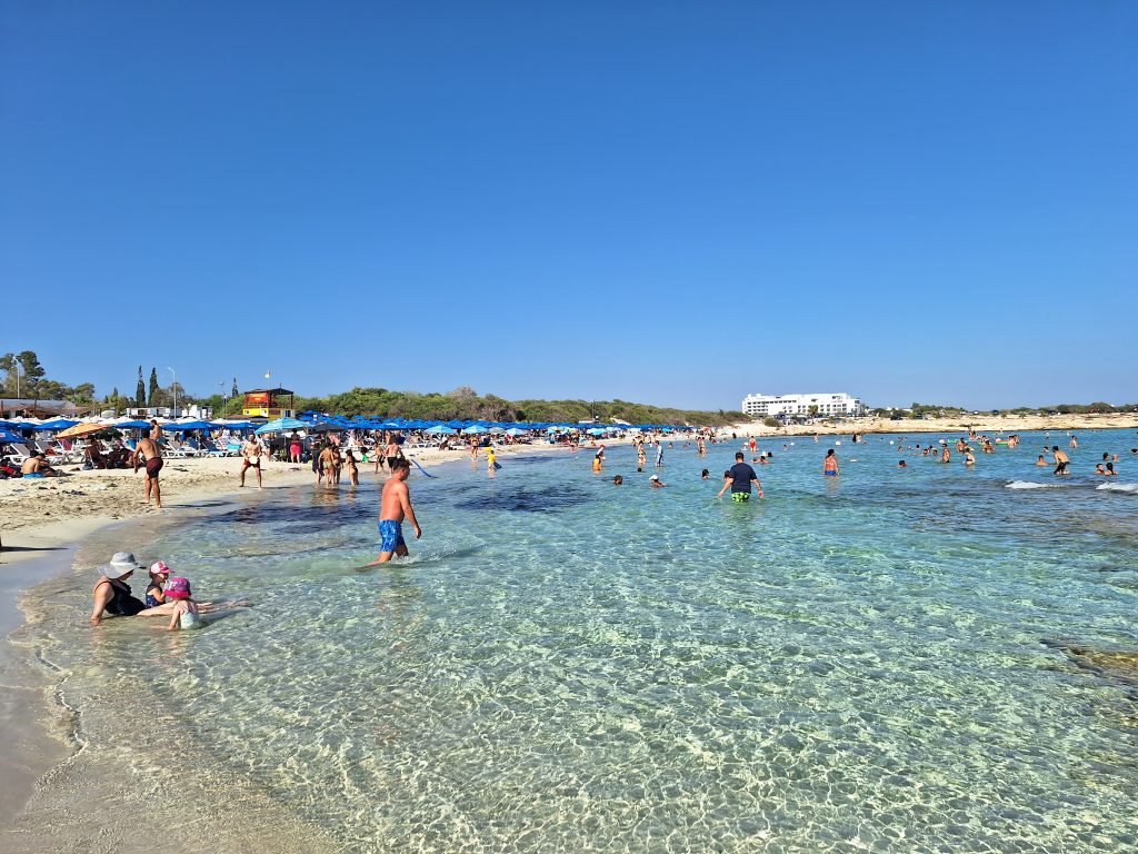 Landa Beach Ayia Napa Cyprus.
